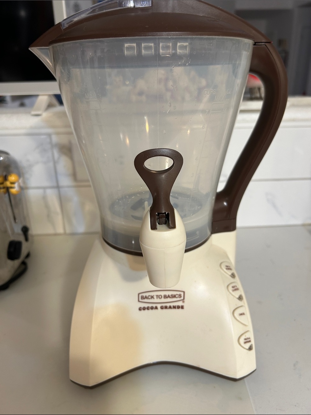 Back to Basics cocoa Grande hot cocoa or latte machine. Great!!!!